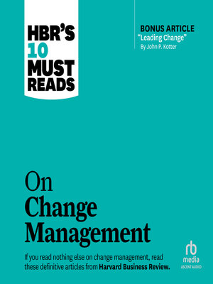 cover image of HBR's 10 Must Reads on Change Management